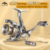 d81922642271af09 HAUT TON CD Spinning Fishing Reel 5.2:1 GearRatio 13.23Lbs Max Drag Metal Spoo Foldable CNC rm For Freshwater Saltwater