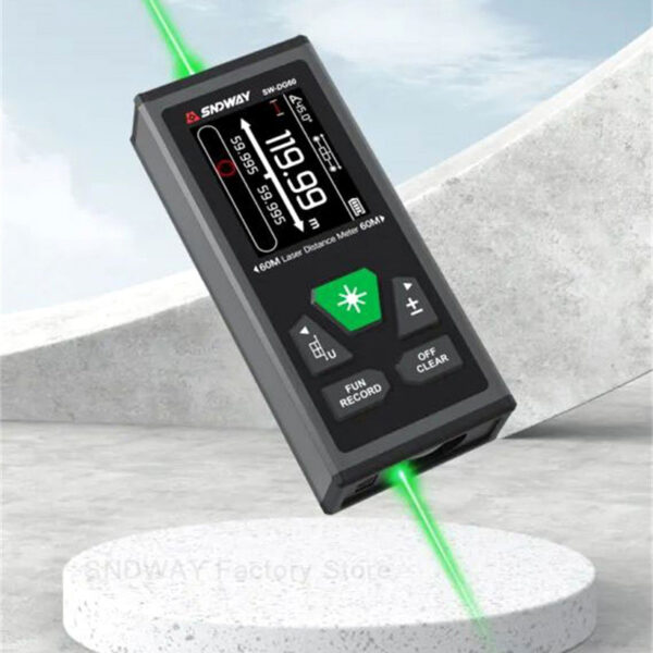 d8205fcdeb4f2b76 SNDWAY SW-DG60 DG100 DR60 DR100 Distance 2 Way Measure Meter Rangefinder Red Green Laser Two-way Range Finder