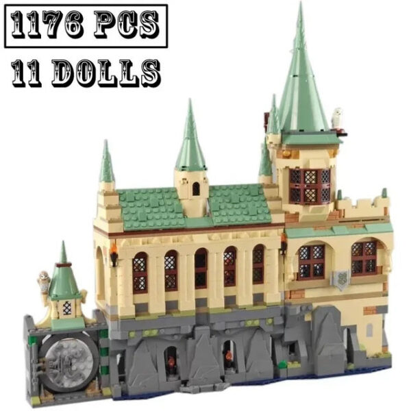 1176Pcs Chamber of Secrets Model Building Blocks Children's Educational Toys Christmas Birthday Gifts Compatible with 76389