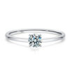 d8358c02940cbe40 WUIHA Sparkling Real Sterling Sier GRA Moissanite Diamond Anniversary Engagement Wedding Rings for Women Gift Fine Jewelry