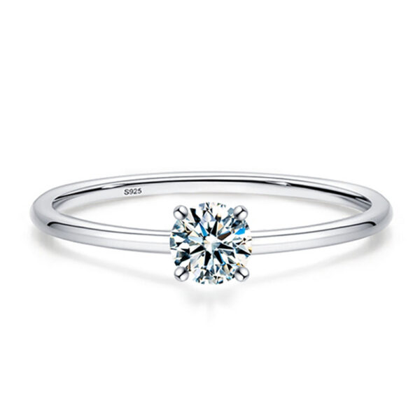 d8358c02940cbe40 WUIHA Sparkling Real Sterling Sier GRA Moissanite Diamond Anniversary Engagement Wedding Rings for Women Gift Fine Jewelry
