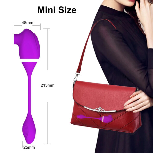 d8395717622bddde 2 in 1 Clitoris Sucking Vibrator for Women Vibrating Egg Licking Oral Clit Vacuum Stimulator Female Goods Sex Toys for Adults