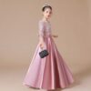 Kids for Girls Costumes Wedding Birthday New Year Party Evening Elegant Princess Summer Children’s Dress 4-12 Years K47