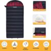 d853f250ae5e038e Poepore Schlafsack Outdoor Winter für Erwachsene Extra Breit 3-4 Jahreszeiten XXL Schlafsäcke Warmer Baumwolle Flanell Deckenschlafsack beim Camping Wandern Abenteuern 230 * 100CM