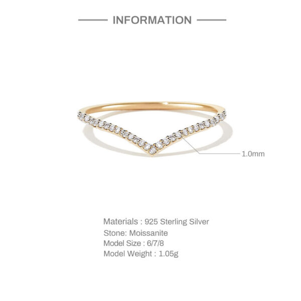 d855a5e4a8edad97 Women's Cubic Zirconia Engagement-Style Ring – Shiny CZ Statement Ring for Everyday Wear