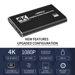 d888e36c129d546c HdTV Camera Recording Box4k 1080p 60fps Hd Video Capture Card - Compatible With Usb 3.0pc Live Streaming Grabber Recorder PS5