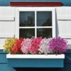 d8a3605f8af4d19c 24 Bundles Artificial Flowers for Outdoor,No Fade Fake Plastic Flowers Faux Plants for Decoration Hanging Planters Indoor Outside Garden Porch Window Box Home Wedding Farmhouse