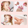 Kids Cosmetics Playing Box Princess Makeup Toy Play Set Lipstick Eye Shadow Safety Nontoxic Toys Kit for Girl Gift