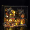 2014 New DIY Big Doll House Wooden Case Miniature Furniture Dollhouse Toys for Children Birthday Gifts