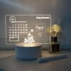 d8be1ea3e1baa854 Creative LED Note USB Rewritable Message Board Warm Soft Light For Children Girlfriend Decoration Night Lamp