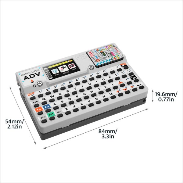 d8c676b95c6efab3 M5stack Official Cardputer Adv Version ESP32 Portable Computer M5StampS3A Development Kit 1.14 Inch Screen 56 Key Keyboard Card