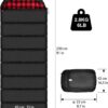 d8ce9dfb4563750b Mcota Cotton Flannel Sleeping Bag for Adults, 100% Cotton Lining Sleeping Bag for Camping, Hiking, Backpacking Travel, Lightweight & Portable,3-4 Season Warm Weather Use