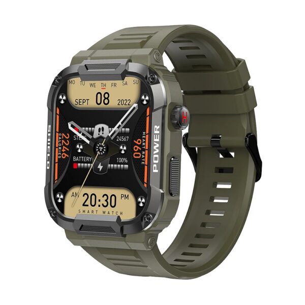 MELANDA 1.85 Outdoor Military Smart Watch Men Bluetooth Call Smartwatch For Android IOS IP68 Waterproof Sports Fiess Watches