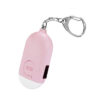 d8ddfdbe9eb7b316 Personal SOS 130dB With LED Light Rechargeable Self Defense Woman Safety Alarm Key Chain Emergency Anti-Attack