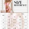 RSLOVE Women Sexy Lingerie Set Satin Bow Tie 2 Piece Bra and Panty Sets