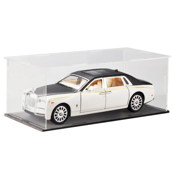 1:24 RR Phantom Model Zinc Alloy Pull Back Diecast s with Sound and Light for Kids Boy Girl Gift
