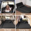 d8ebc8f3279031bd Car Air Mattress Back Seat Inflatable Bed - Inflatable Thickened and Double SUV Air Mattress with Air Pump Portable Foldable Car Bed for Home Car Travel Camping-Black