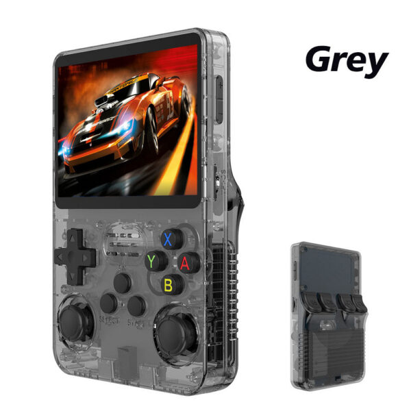 d8f07b2c7aac6435 R36S R35s Plus Handheld Game Console Linux System 3.5 Inch IPS Screen Portable Pocket Video Player 128GB Games