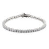 Serenity 3mm 4mm 5mm 6.5 D Color VVS1 Moissanite Tennis Bracelet For Women Man Anniversary Gift S925 Silver Bracelet Hand Chain