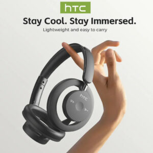 HTC HP06 Bluetooth V6.0 Wireless Open-Ear Headphones Foldable Punchy Bass Headset for PC Laptop phone TV lightweight Hollow Airy