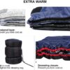REDCAMP Cotton Flannel Sleeping Bags for Camping, 3-Season Warm and Comfortable Adult Sleeping Bag, Envelope with 2/3/4lbs Filling