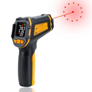 d900ba9ed2969d53 Digital Infrared Thermometer Laser Temperature Meter Non-contact Pyrometer Imager Hygrometer IR Termometro Color LCD Light Alarm