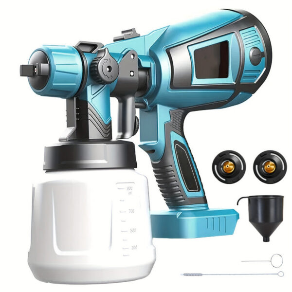Fence Cleaning Tools, Battery Spray Gun Paint Sprayer For Walls And Ceigs, Fence, Wood