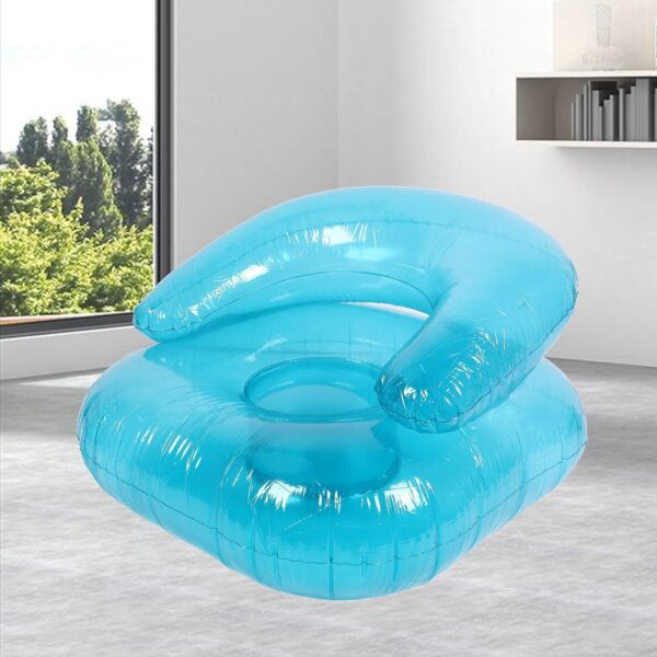 d907120a65acfd14 Portable Air Sofa, Ergonomic Inflatable Couch, PVC Transparent Camping Air Lounger Mattress for Adults Backyard Beach Traveling Picnics, Music Festivals, Outdoor Garden