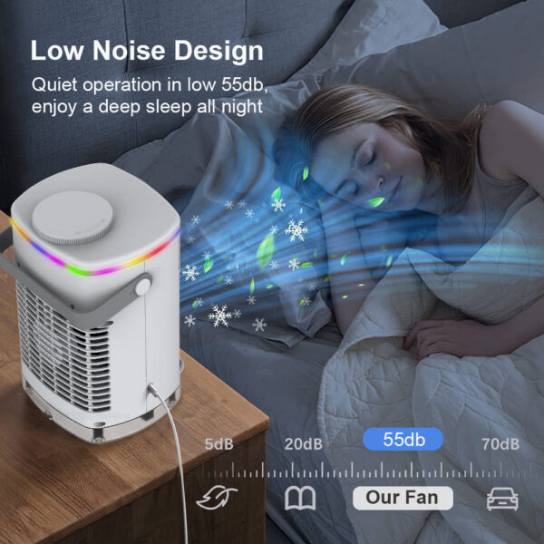 Mini Cooler Coog Conditioner for Room USB Portable Air Conditioning Humidifier Fan