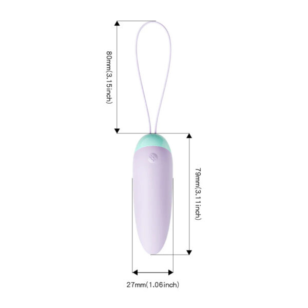 Jissbon Little Vibrator For Women G-Spot Vaginal Stimulator Vibrating Egg Massager Penetration Dildo Silent Sex Toys for Women