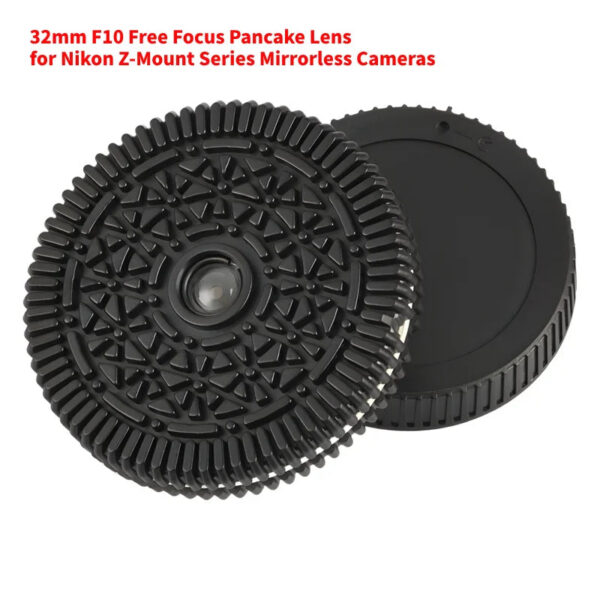 32mm F10 Free Focus Pancake Lens for Sony E Mount/for Nikon Z-Mount/for Fuji X-Mount/EF-M/M43  Mount Series Mirrorless Cameras