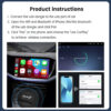 d92652586dc9e823 CarlinKit Wred & Wireless Android Auto & CarPlay Dongle Car USB Adapter For Aftermarket Android Car Radio Mirrorlink Split Sceen