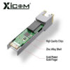 d9347e59ba6cc584 Xicom SFP Copper Module 2.5G RJ45 Port 100M Fiber SFP Transceiver Module Optical Ethernet Switch Compatible Cisco/Mikrotik