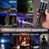 d95184b888156aed Professional Hunting Tactics Night Reconnaissance LED Flashlight L2 Lamp Beads Waterproof Rechargeable Outdoor Portable Torch