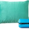 Small Cooling Shredded Gel Memory Foam Pillow，Adjustable for Contoured Support -Portable Ideal for Backpacking, Camping, Travel, Car, Airplane,Office Nap