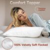 d9b12e68b7c52cb5 Air Mattress, 18" Raised Full Size Self Inflatable Blow Up Mattress with Built in Pump, Thick Comfort Air Bed with Carry Bag for Camping, Guests & Home, 600lb Capacity Colchon Inflable
