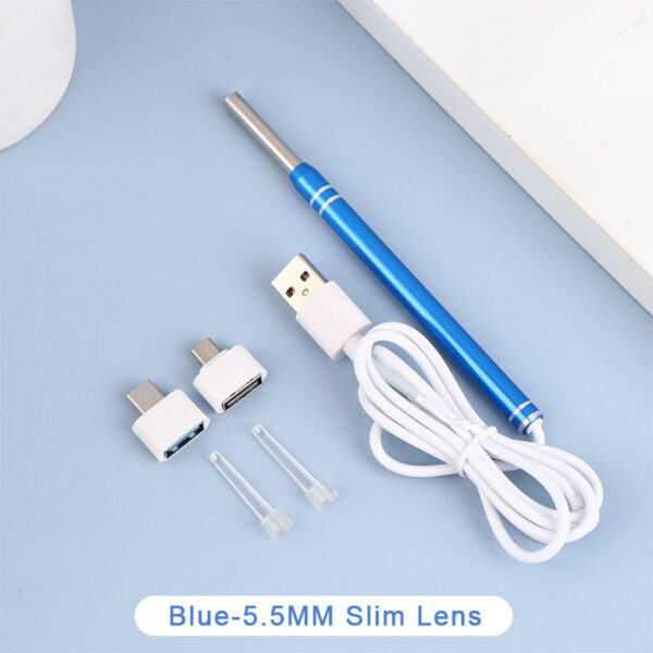 1Set Smart Visual Earpick Endoscope Spoon Cleaner Camera Otoscope Ear Wax Remover Earwax Removal Tool