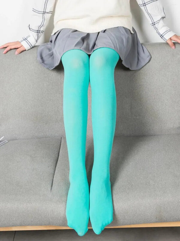 Women Socks 120D Candy Colors Women's Tight Hight Pantyhose Multicolour Veet Sexy Spring And Autumn Long Stockings