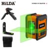 da0f0d61df2539ca Hilda 2 Mini Lines Level Self Levelling Green Beams Laser Horizontal & Vertical Cross-Line