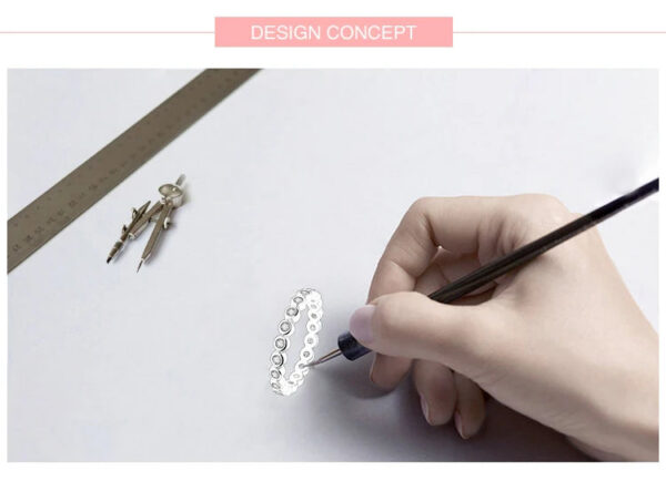 da29888e24defb4f Top Quality Luxury Original Real Solid 925 Sterling Silver Starshine Finger Ring Authentic Jewelry For Women Wedding Gift