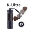 da34af141fef9042 1zpresso Kultra coffee grinder Portable manual coffee mill adjustable 304stainless steel burr special 7core burr