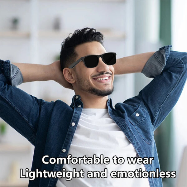 Smart Glasses Remote Control Touch Photo Camera Recording Translator Voice Assistant Adults Wireless Bluetooth Glasses