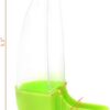 Birds Water Dispenser for Cage, Parakeet Feeder and Drinker Set, Plastic Seed & Water Dispenser, Automatic Bird Cage Water Feeder for Parrot Canaries Finches Budgie, 12 Days Capacity（4.05oz）