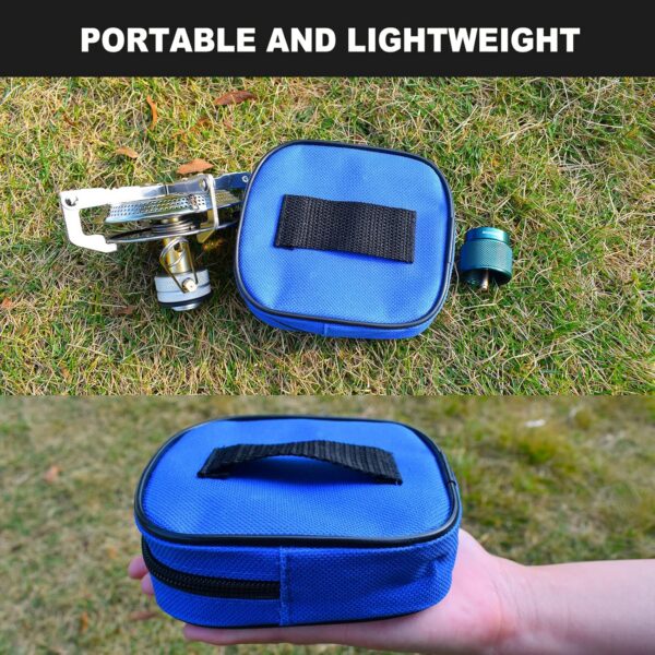 da6432d623b46fd6 Propane Stove Portable Isobutane Camping Stove with Gas Adapter - 10,000 BTU Single Burner Backpacking Camp Stove for Hiking, Emergency, Outdoor(Include Carrying Case)
