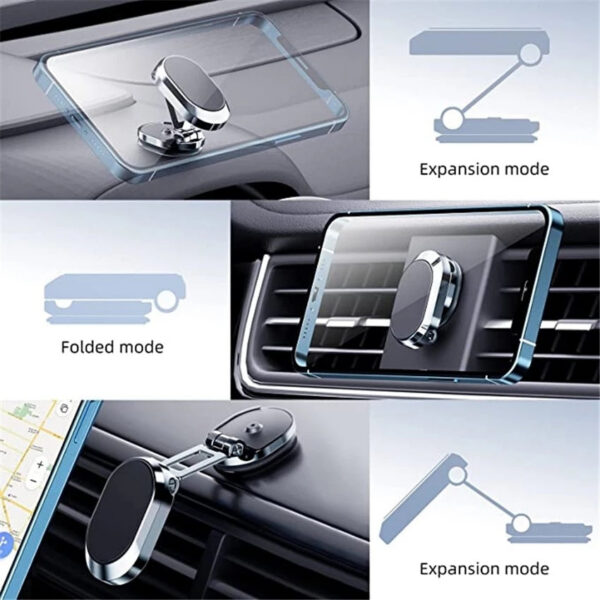 da6af0a0ed4120c9 Magnetic Phone Holder Mount Magnet Smartphone Mobile Stand Cell GPS Support In Car For iPhone 15 14 13 12 11 Xiaomi Samsung