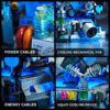 da6bb2b0e597bec6 Pantasy Astro Boy Block Kit Awakening Moment Diy Cartoon Robot Puzzle Building Model Toys Collection Desktop Ornaments