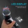 Rechargeable Rasp Electric Pedicure Foot Sander IPX7 Waterproof 2 Speeds to Eliminate Feet Dead Skin and Calluses