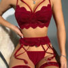 da72d677d3f1f5e4 Sexy Erotic Lingerie Women Bra And Panty Garters See Through Lingerie Sets Sexy Women's Underwear Set Female Sexy Costumes