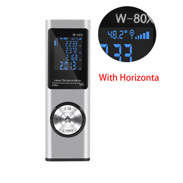 Distance Meter Tape Digital Laser Rangefinder Angle Measure Range Finder Construction Tool