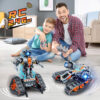 da831f84fbede08a 724pcs 4 in 1 City Technical Programming RC Robot Building Kit Stem Racing Car 6-16 Year Old Kids Bricks Toys for Boys Gifts